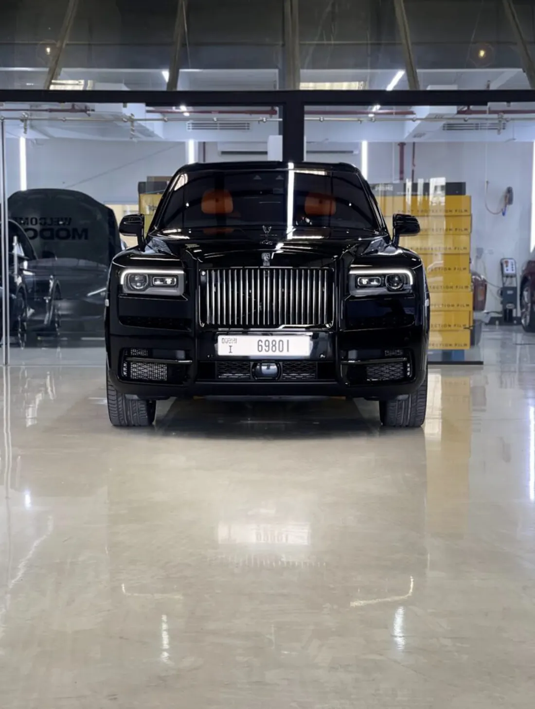 Modcare vehicle inside the Al Quoz studio