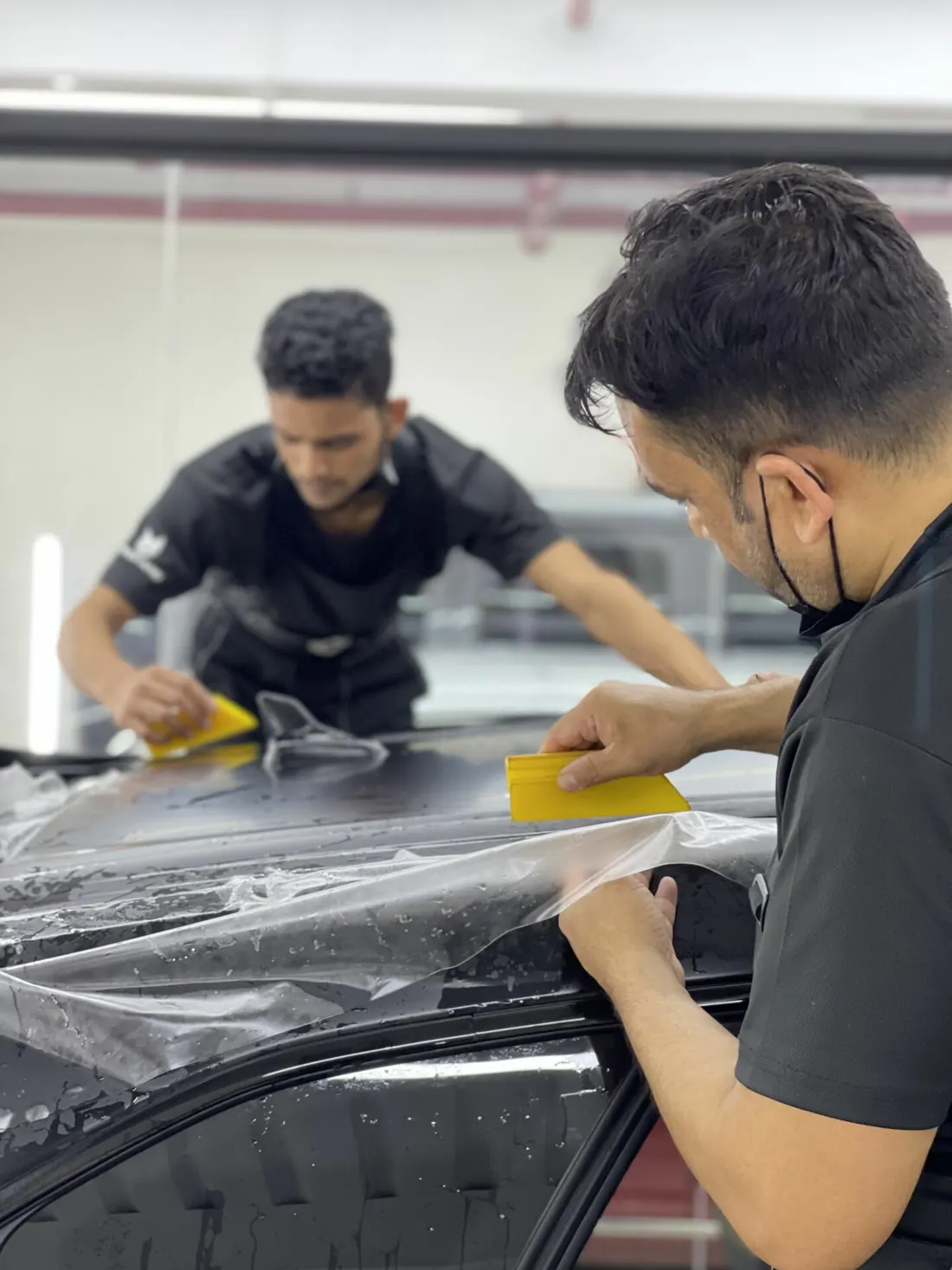 Paint protection film installation at Modcare