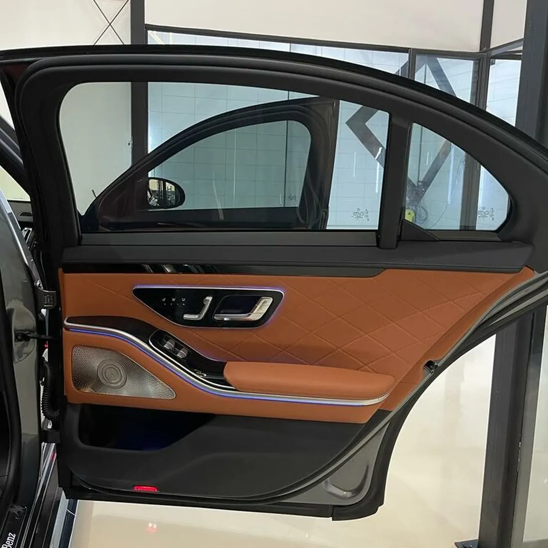 Heat-rejecting window tint, installed for Dubai conditions detail